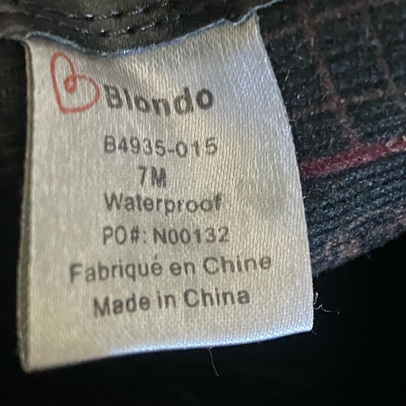 Blondo Valli 2.0 Waterproof Black Nubuck Ankle Bootie Size 7 Fireside Footwear - Picture 11 of 16